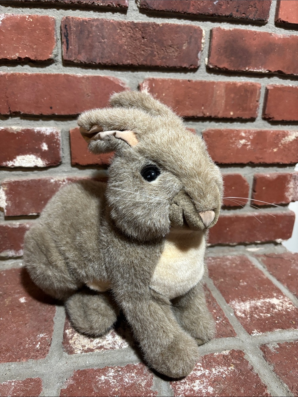 Folktails Furry Folk Rabbit Bunny Puppet Plush 13”